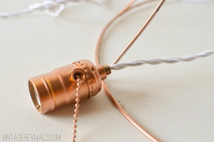 Copper Light Socket