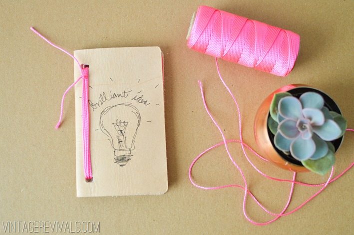 DIY Cricut Explore Leather Notebook_1