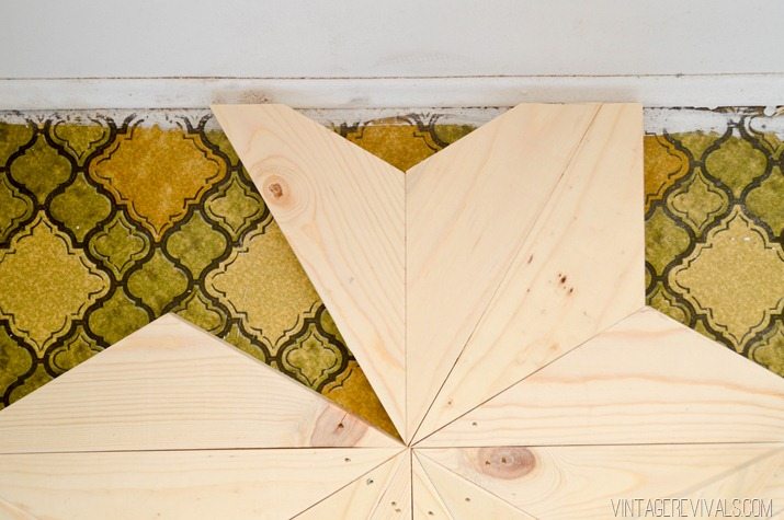 DIY Geometric Wood Floor vintagerevivals.com-25