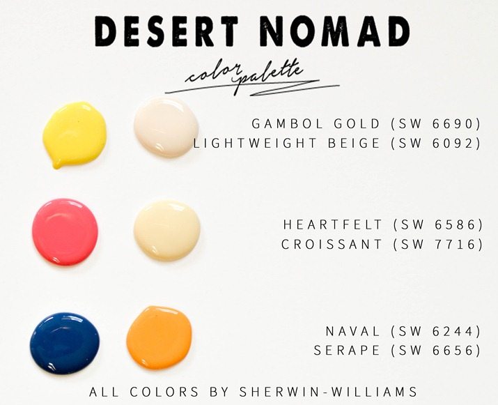 Desert Nomad Color Palette vintagerevivals.com copy