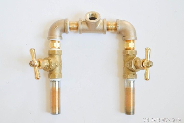 DIY Brass Bridge Faucet vintagerevivals.com_-16