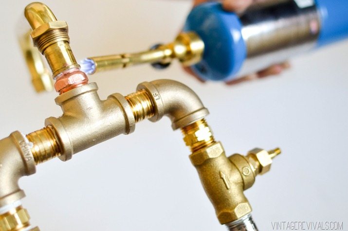 DIY Brass Bridge Faucet vintagerevivals.com_-21 DIY Brass Bridge Faucet vintagerevivals.com_-21