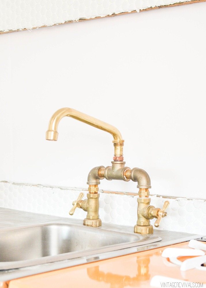 DIY Brass Bridge Faucet • Vintage Revivals