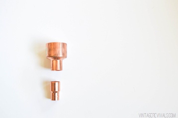 DIY Wood and Copper Modern Chandelier