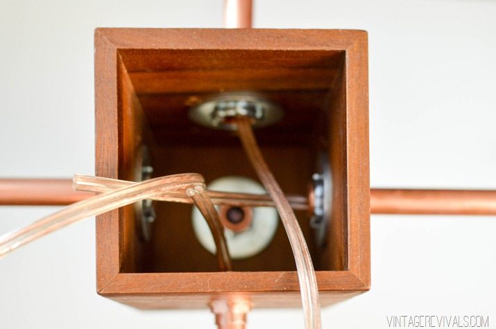 Diy copper deals light fixture