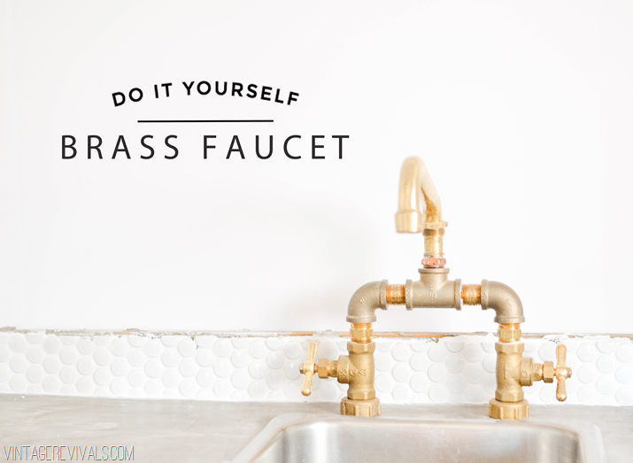 Diy Brass Bridge Faucet Vintage Revivals