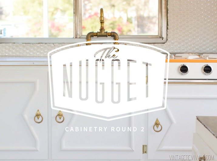The Nugget- DIY Vintage Trailer Cabinets vintagerevivals