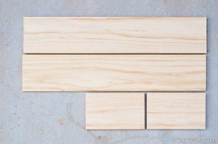 DIY Wooden Box Shelf