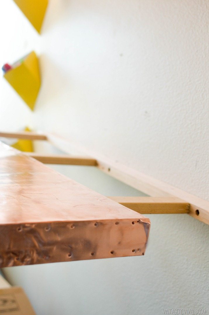 DIY Copper Floating Shelves-6