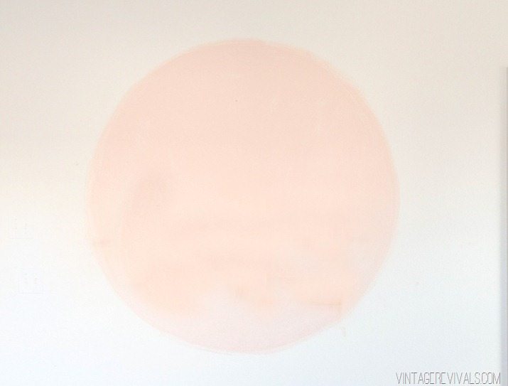 Painted Circle on a Wall