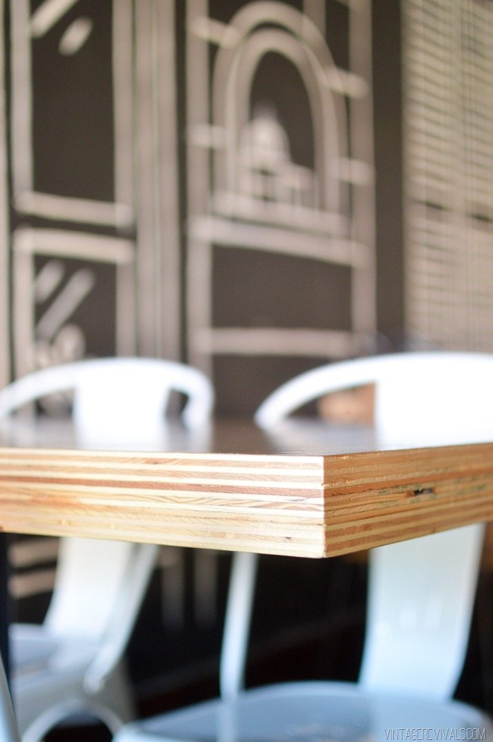 Diy Stacked Plywood Tables Vintage Revivals