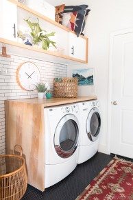EASY DIY LAUNDRY ROOM COUNTER TOP • Ugly Duckling House