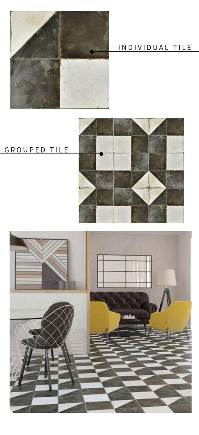 Graphic Black and White Tile Round Up  Vintage Revivals
