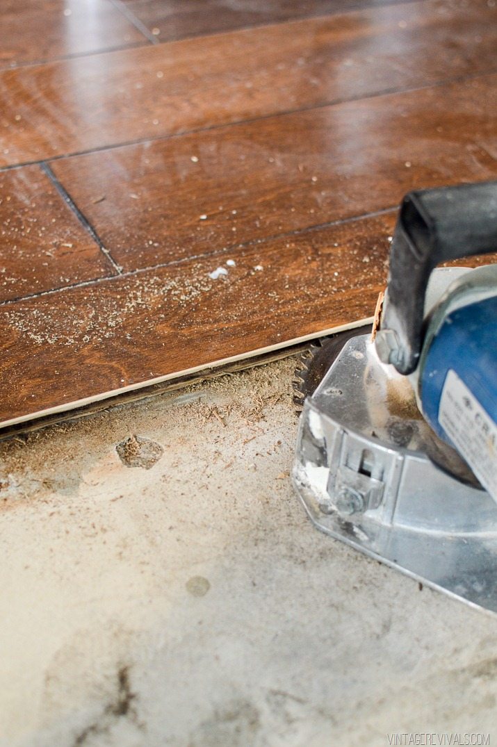 Cutting a new groove in hardwood flooring-4