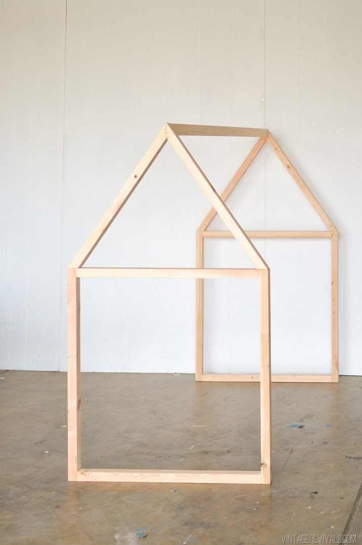 DIY House Framed IKEA Crib  Vintage Revivals-2