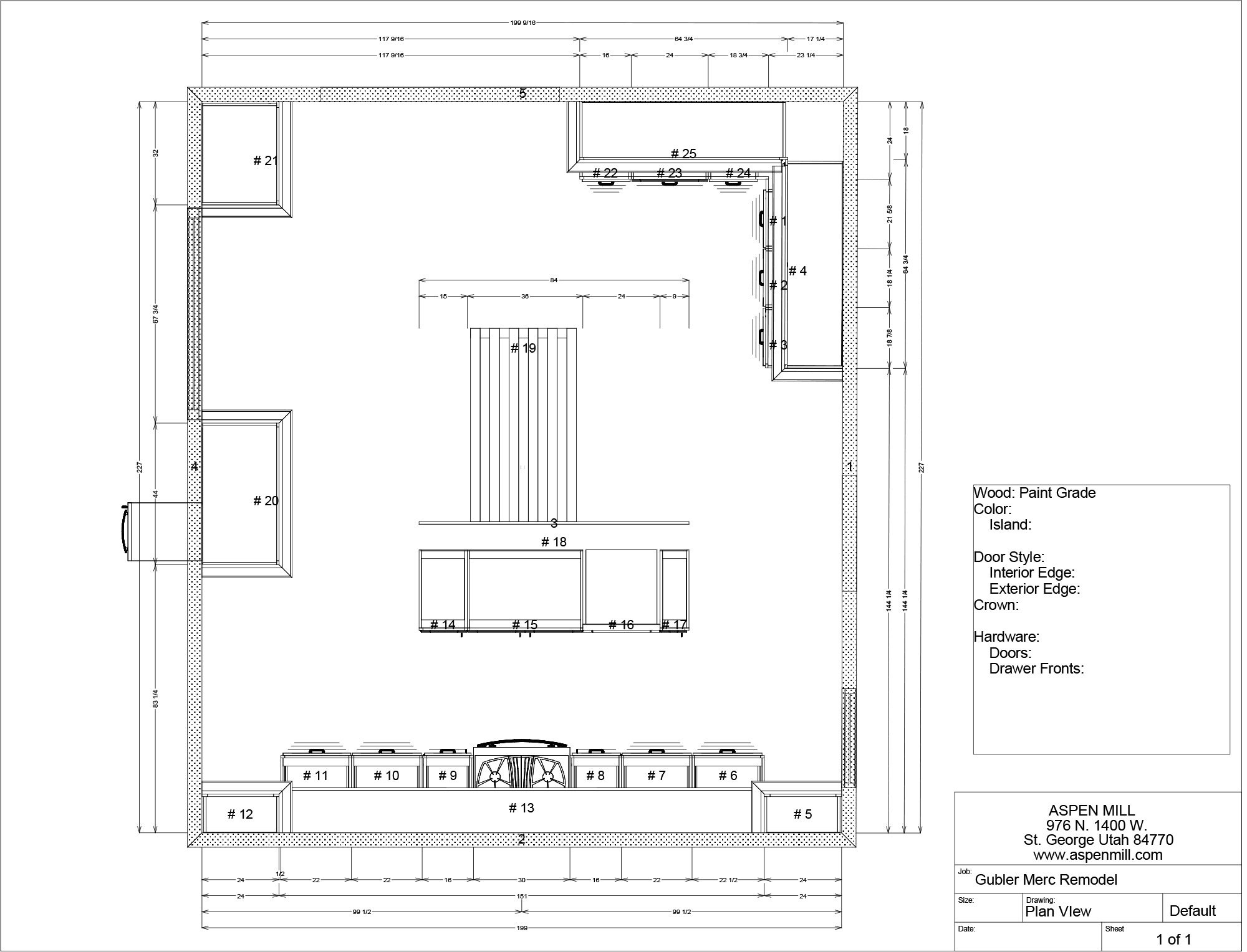 kitchen layout + design at the merc • vintage revivals