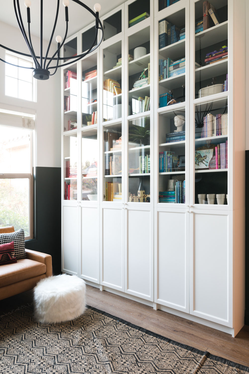 Floor To Ceiling Built In Bookcases The Ultimate Ikea Billy Bookcase Hack