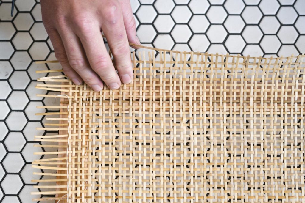 Cane Fabric Mesh for Furniture Decor DIY Projects, Natural Square Rattan  Cane Webbing Roll, Open Pre-Woven Pole Wrap Wicker Sheets, Caning Material